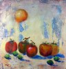 Persimmons and Vases